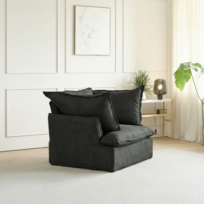 CloudComfort™ Modular Washable Luxe Sofa - Armchair