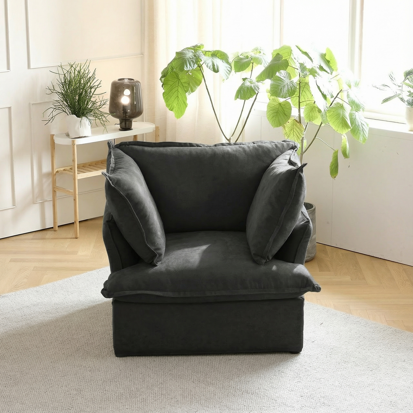 CloudComfort™ Modular Washable Luxe Sofa - Armchair