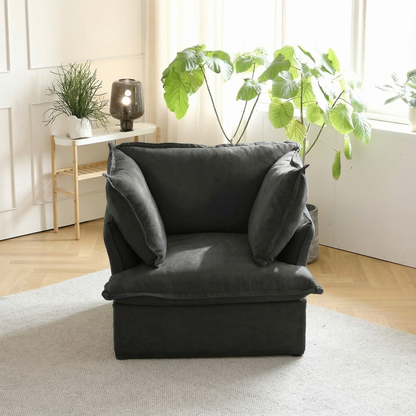 CloudComfort™ Modular Washable Luxe Sofa - Armchair