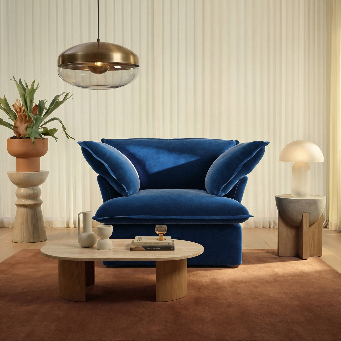 CloudComfort™ Modular Washable Luxe Sofa - Armchair