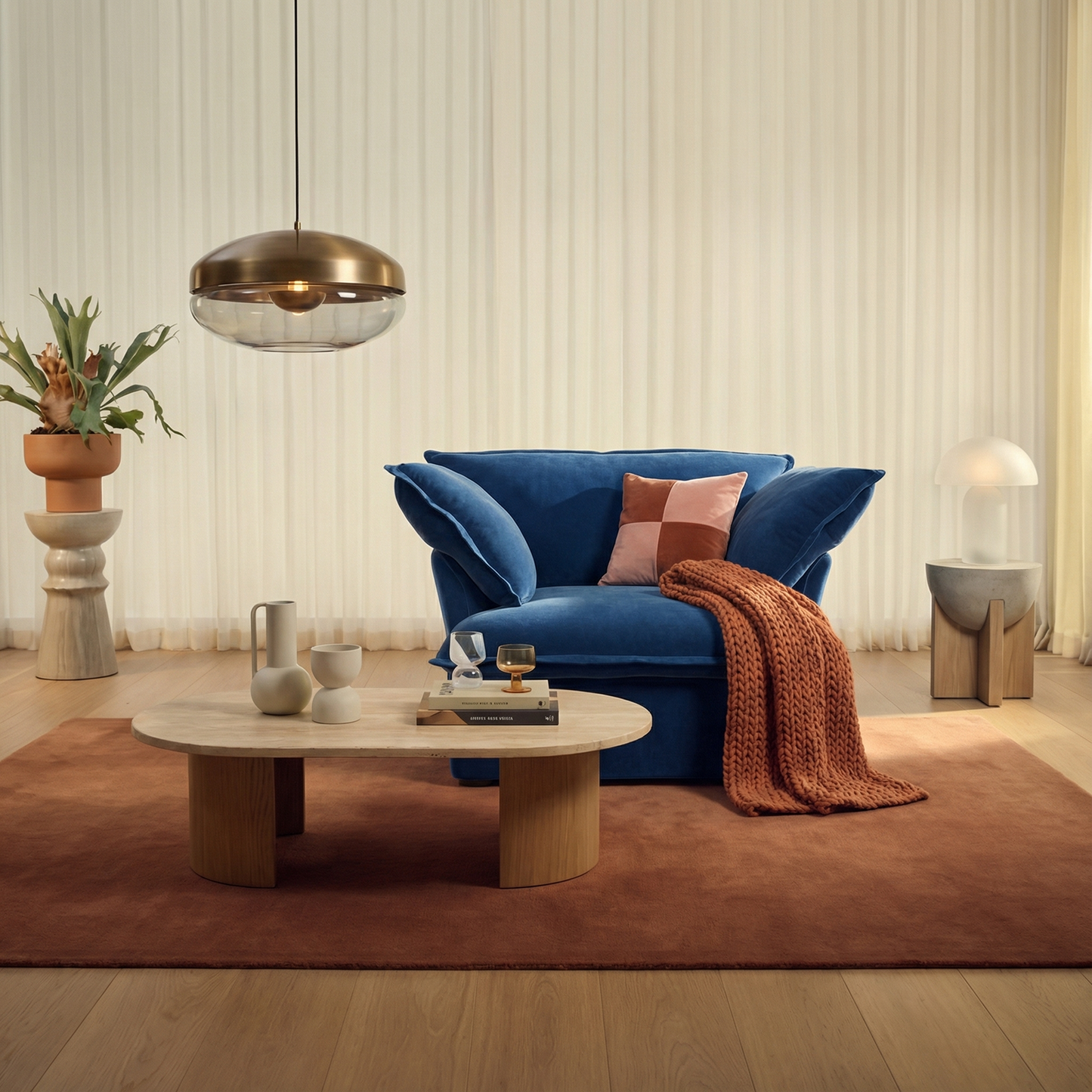 CloudComfort™ Modular Washable Luxe Sofa - Armchair