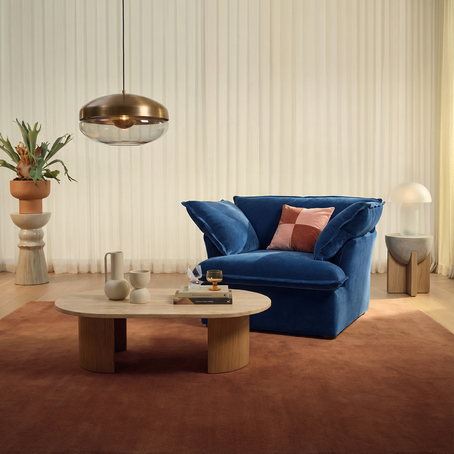 CloudComfort™ Modular Washable Luxe Sofa - Armchair