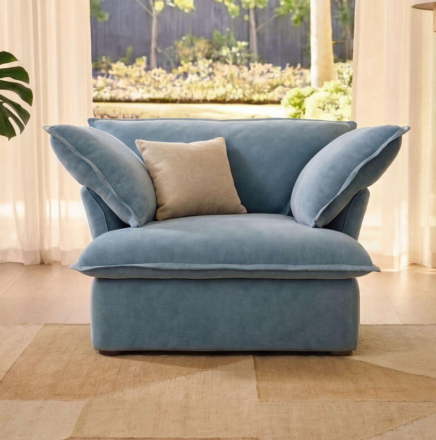 CloudComfort™ Modular Washable Luxe Sofa - Armchair