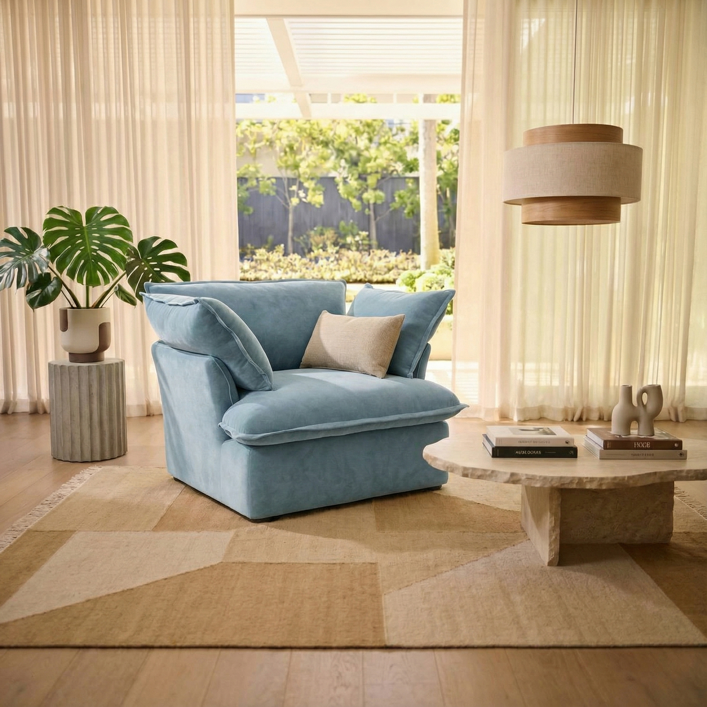 CloudComfort™ Modular Washable Luxe Sofa - Armchair