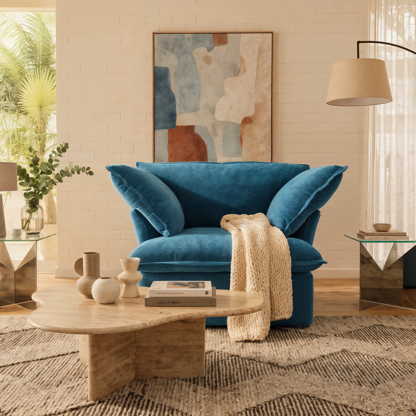 CloudComfort™ Modular Washable Luxe Sofa - Armchair