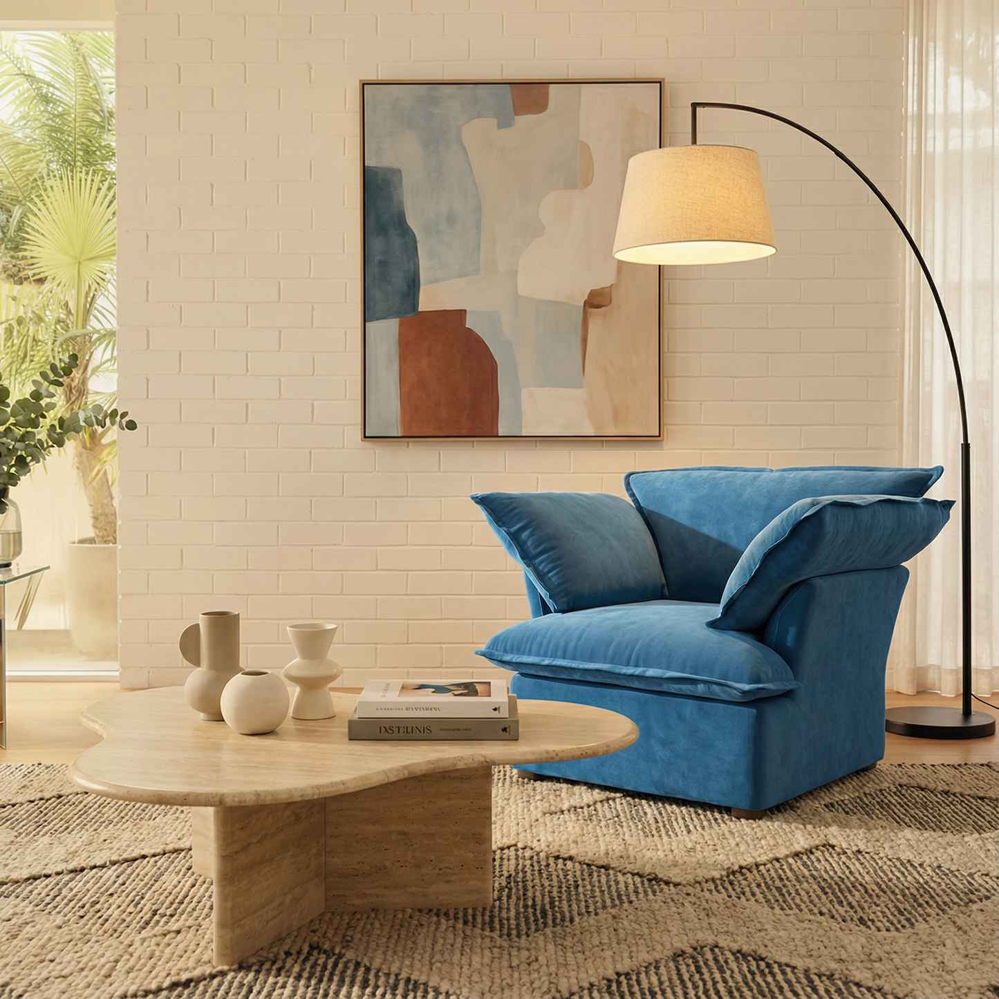 CloudComfort™ Modular Washable Luxe Sofa - Armchair