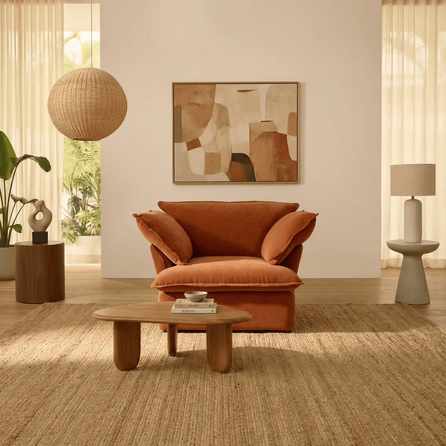 CloudComfort™ Modular Washable Luxe Sofa - Armchair