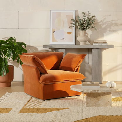 CloudComfort™ Modular Washable Luxe Sofa - Armchair