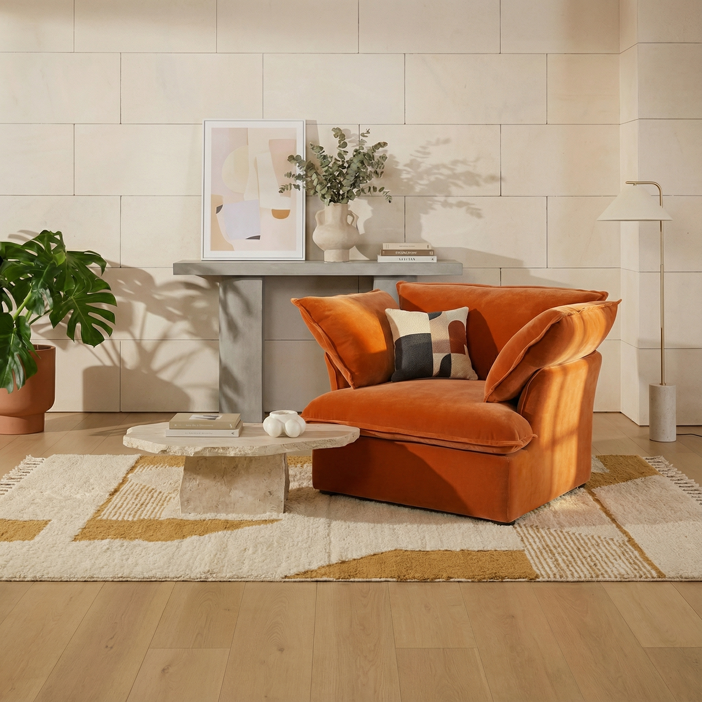 CloudComfort™ Modular Washable Luxe Sofa - Armchair