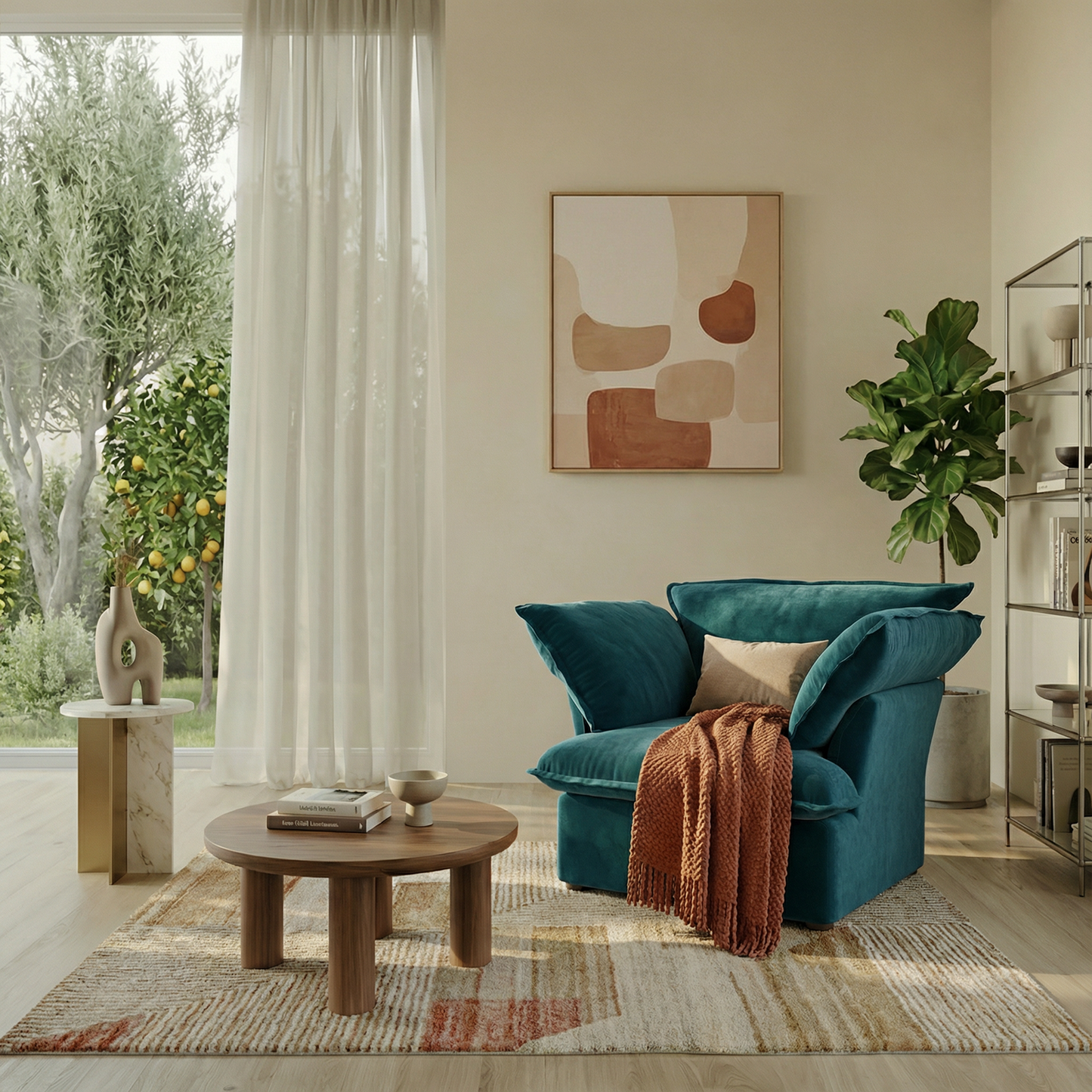 CloudComfort™ Modular Washable Luxe Sofa - Armchair