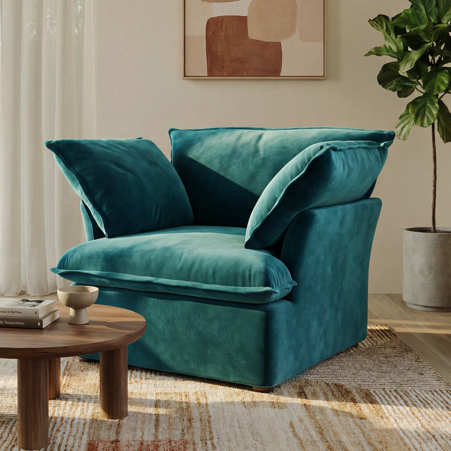 CloudComfort™ Modular Washable Luxe Sofa - Armchair