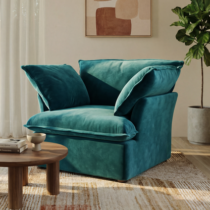 CloudComfort™ Modular Washable Luxe Sofa - Armchair