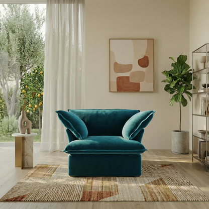 CloudComfort™ Modular Washable Luxe Sofa - Armchair