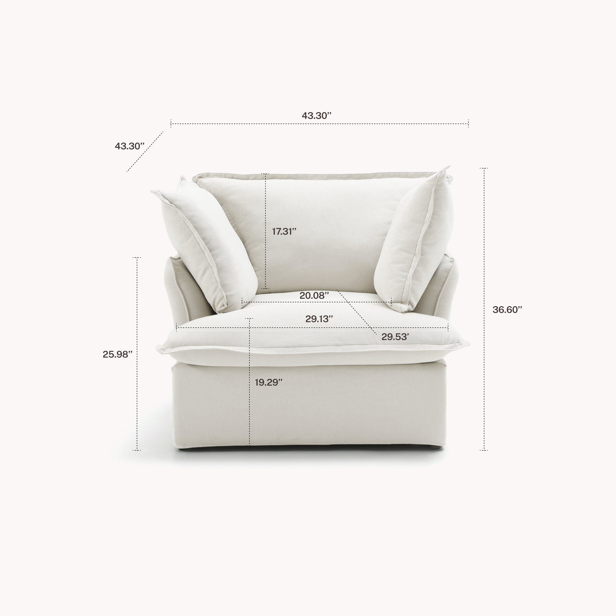 Product dimensions