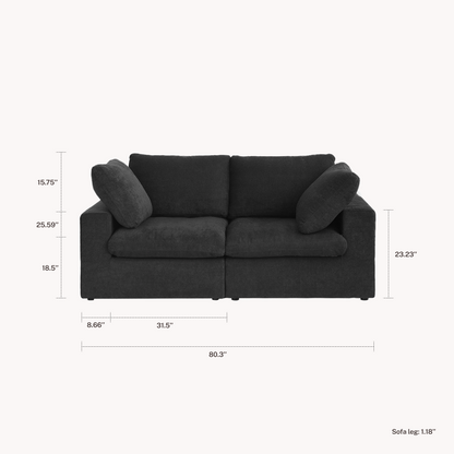 CloudComfort™ Modular Washable Classic Sofa