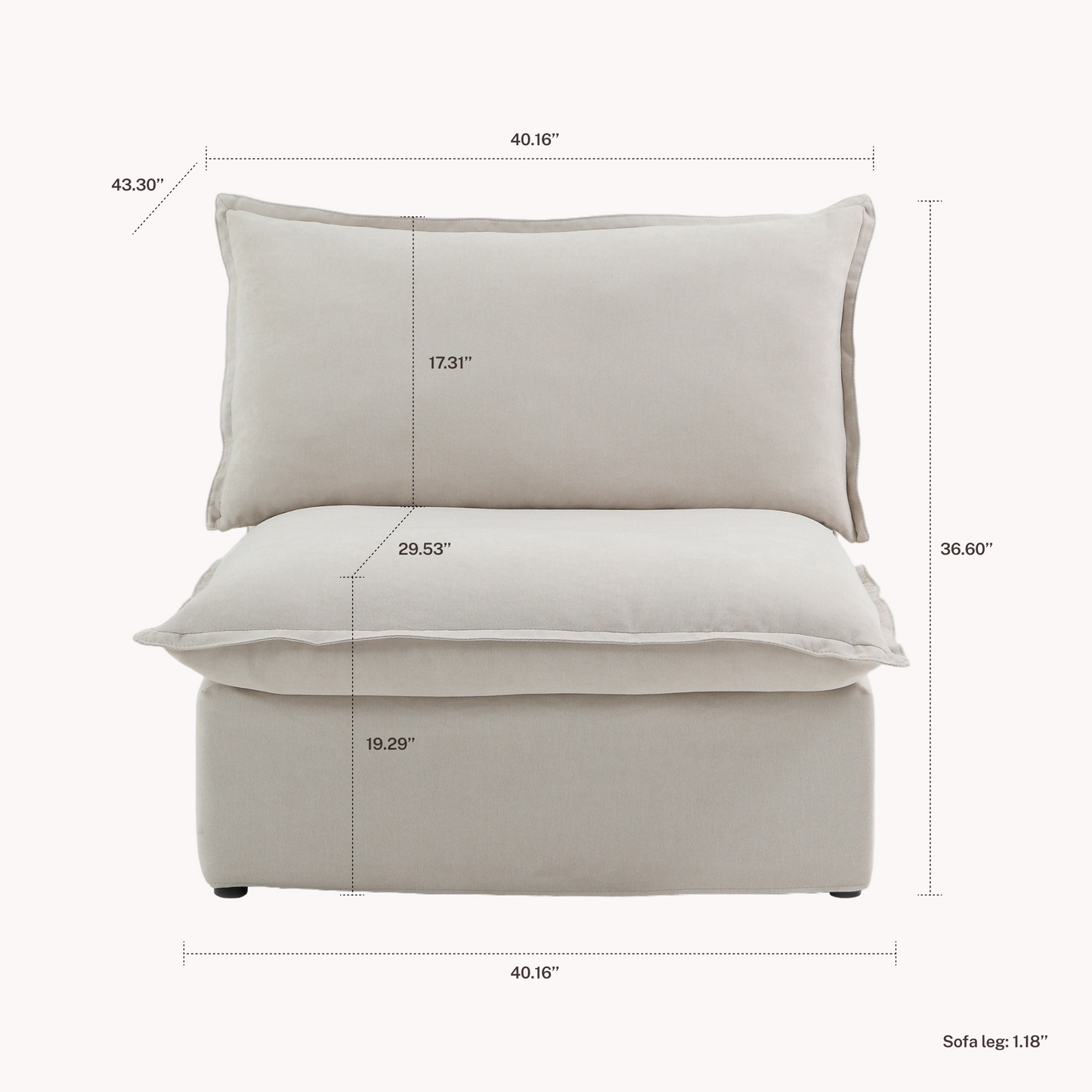 CloudComfort™ Modular Luxe Pieces