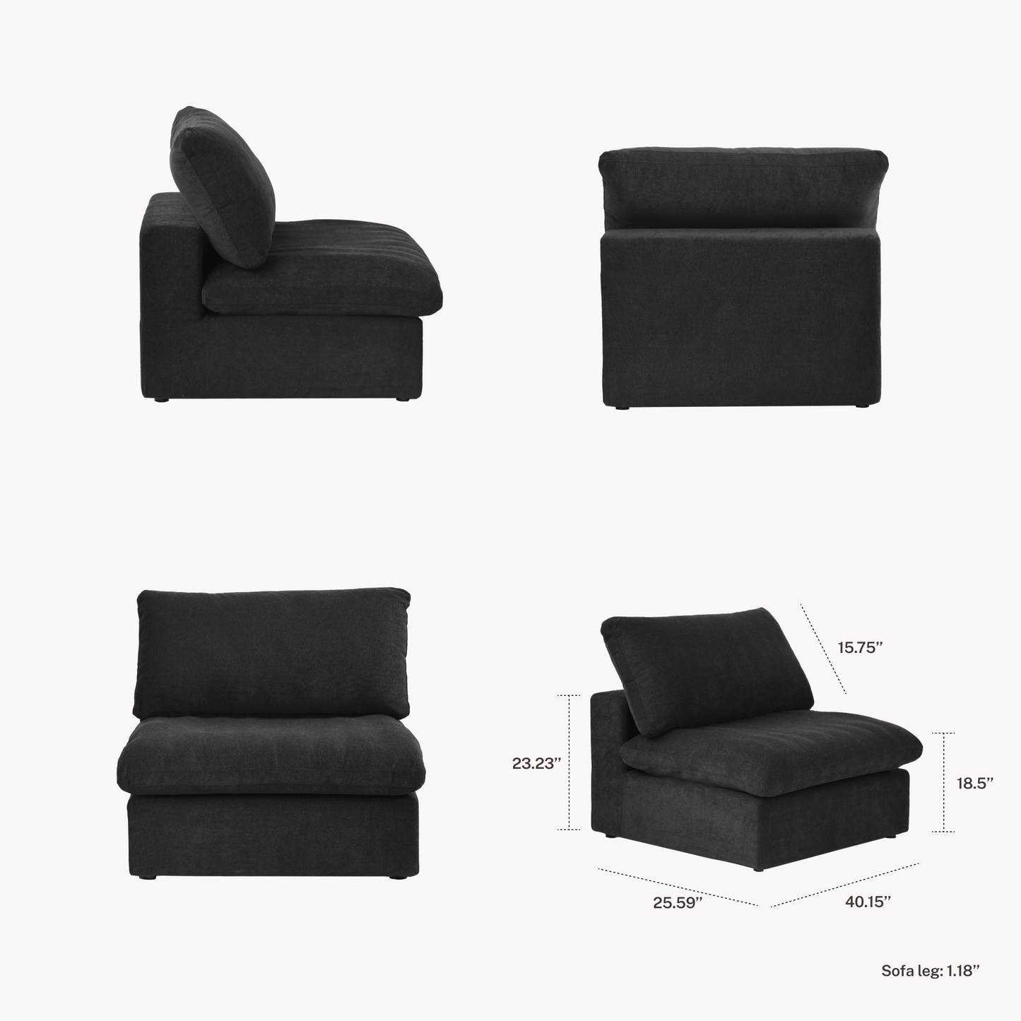 CloudComfort™ Modular Classic Pieces