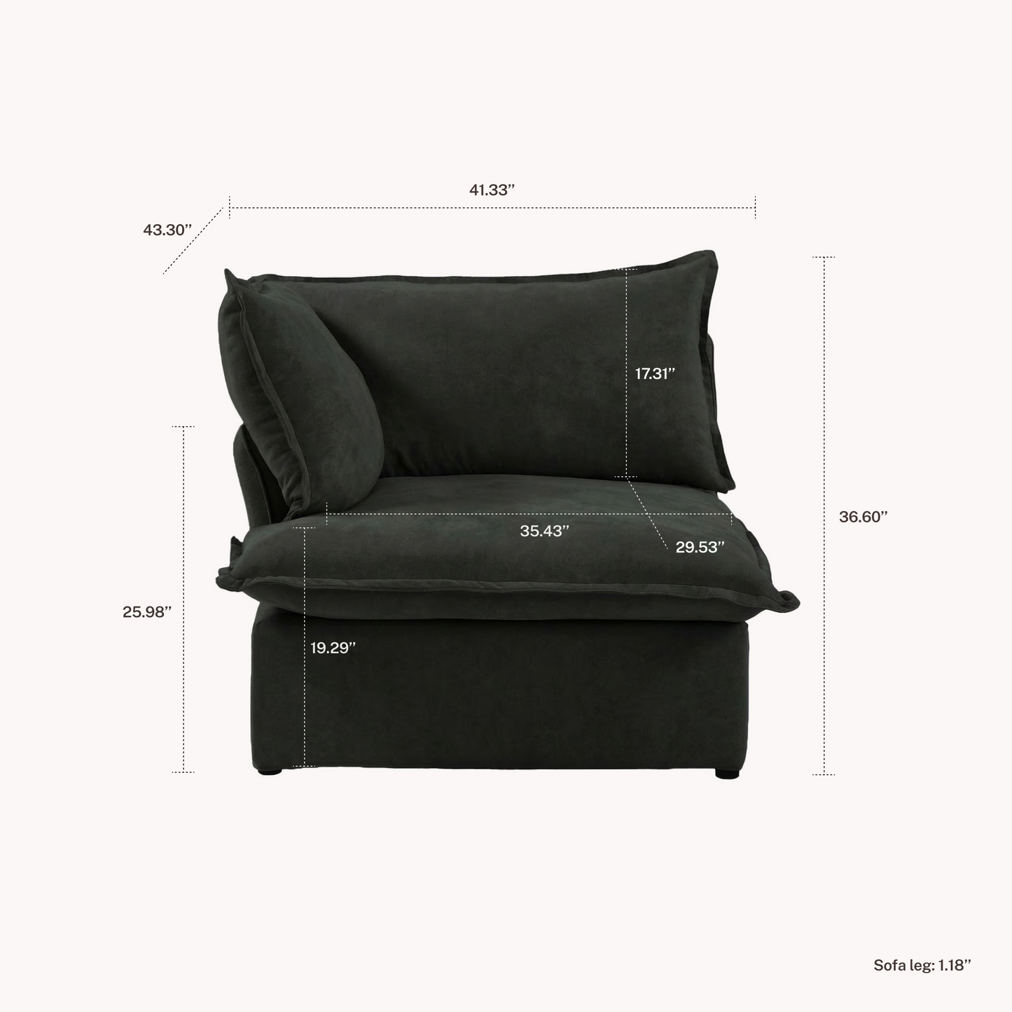 CloudComfort™ Modular Luxe Pieces
