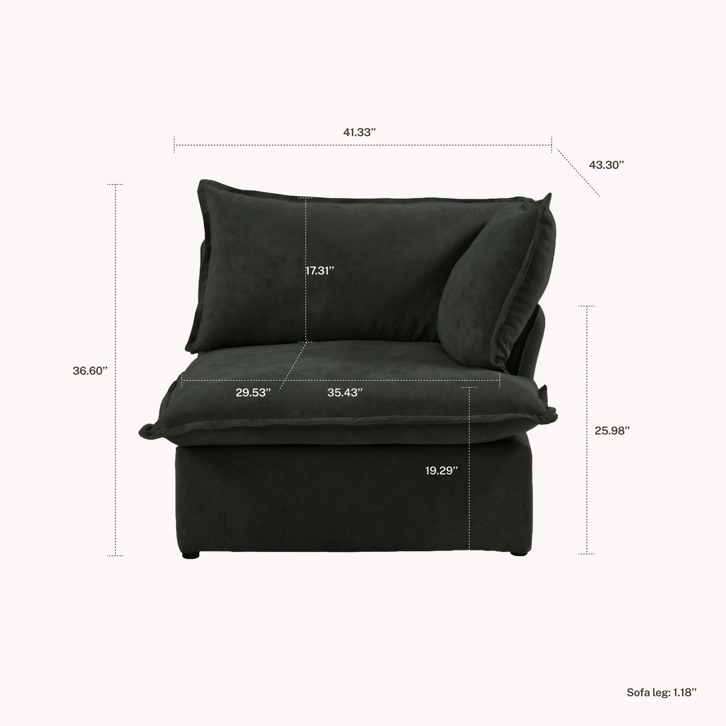 CloudComfort™ Modular Luxe Pieces