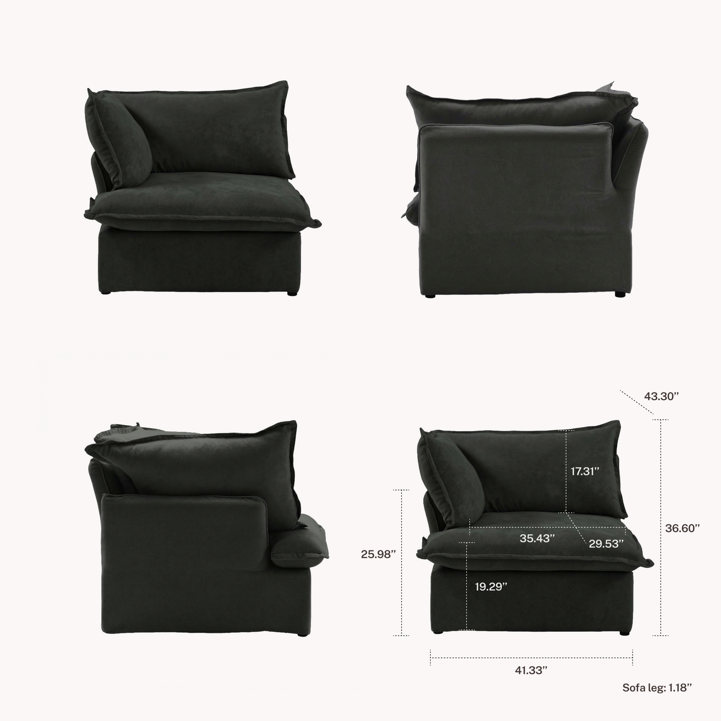 CloudComfort™ Modular Luxe Pieces