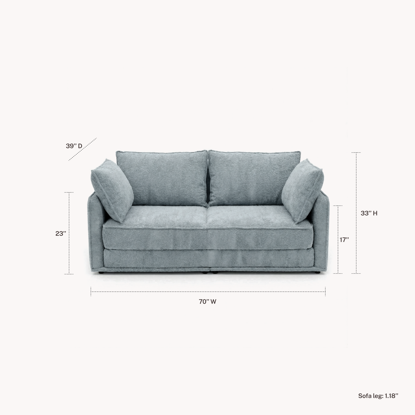 CloudComfort™ Dream Sofa Bed