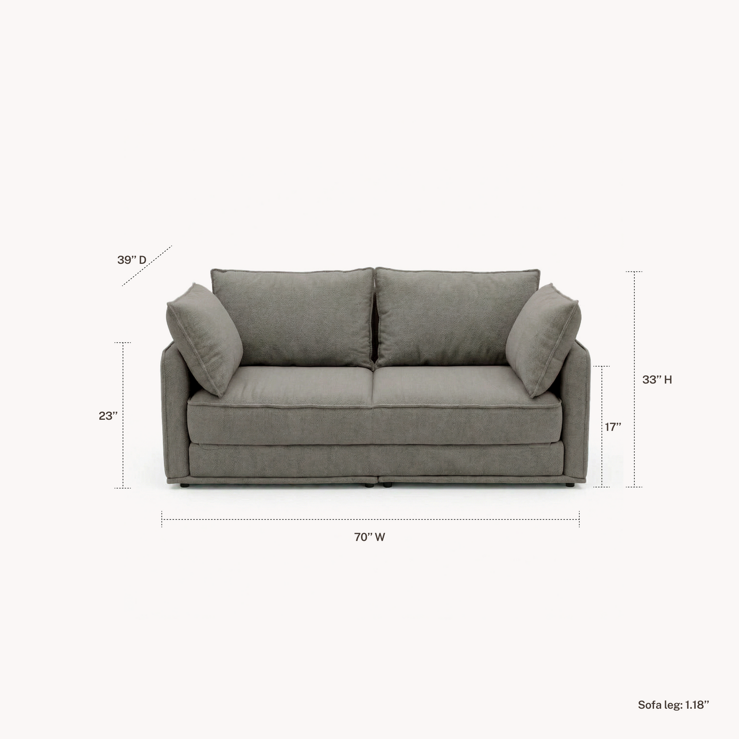 CloudComfort™ Dream Sofa Bed