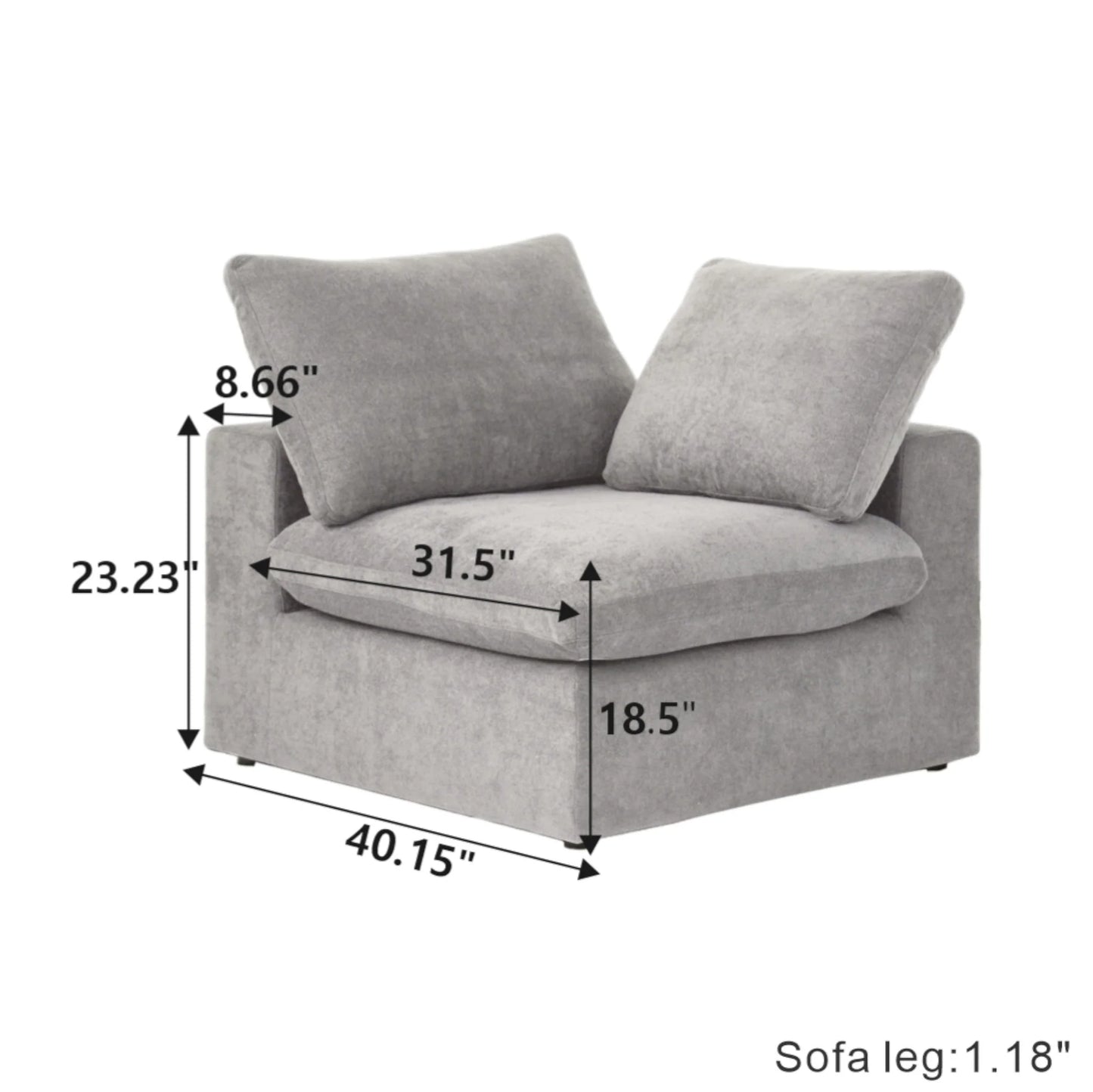CloudComfort™ Modular Classic Pieces