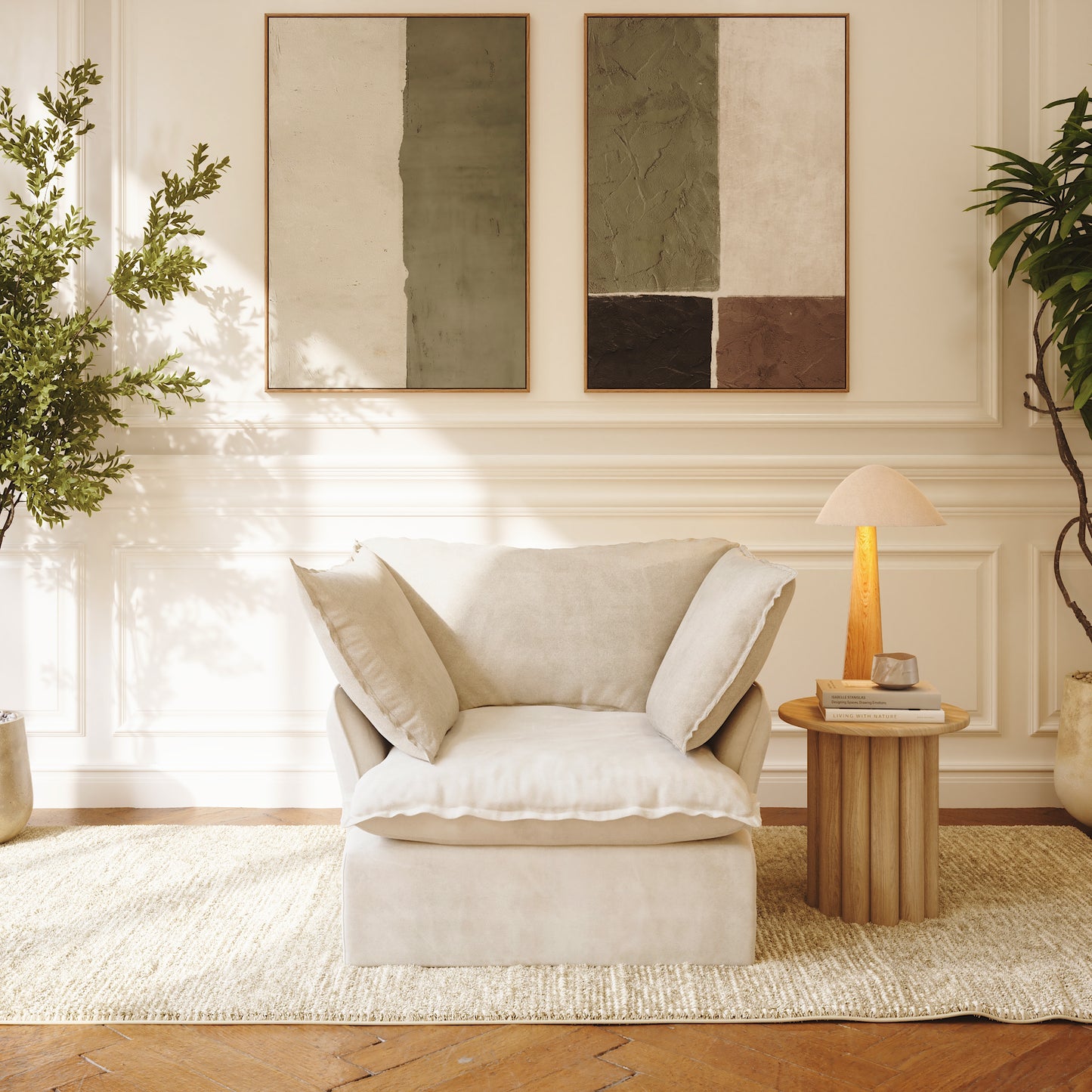 CloudComfort™ Modular Washable Luxe Sofa - Armchair