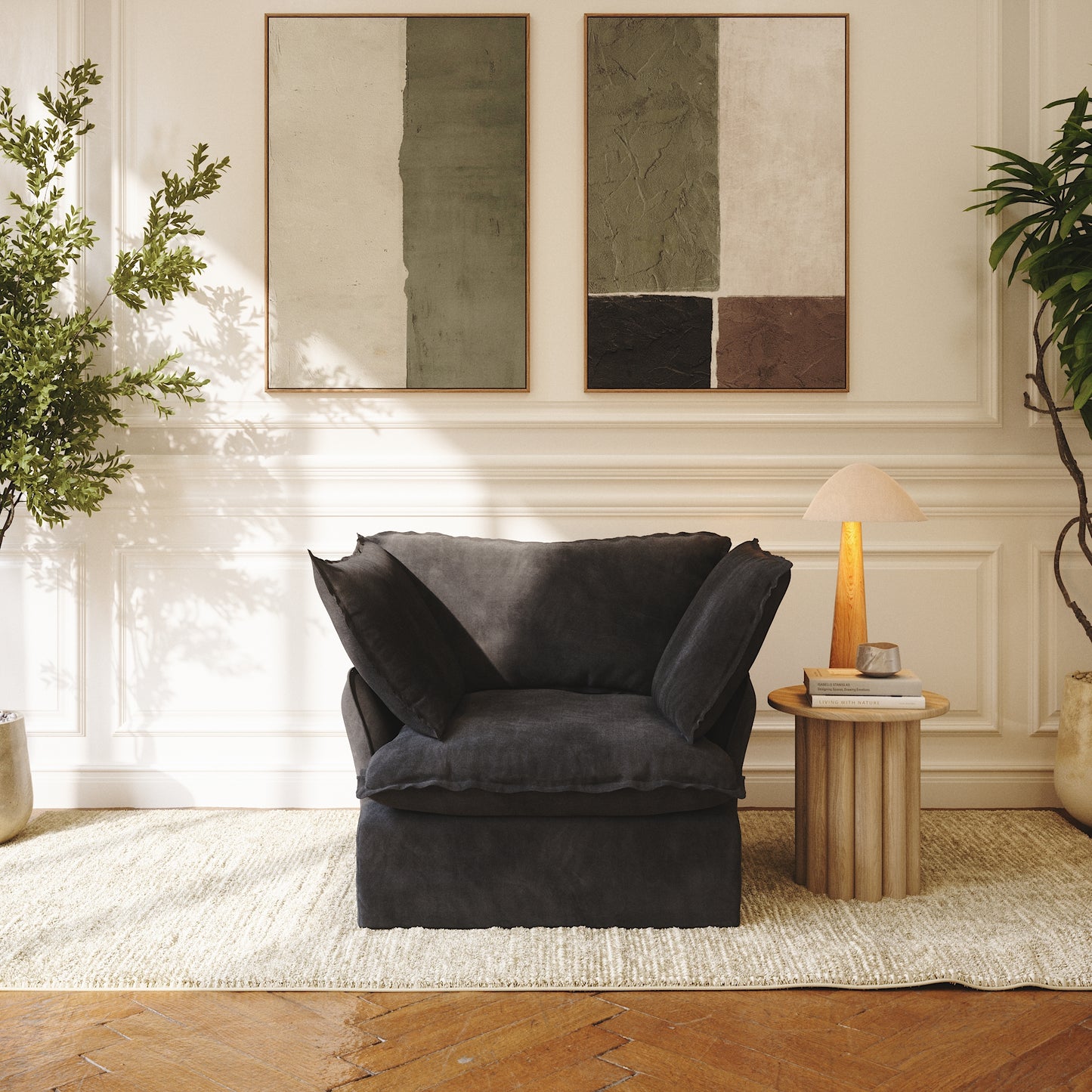 CloudComfort™ Modular Washable Luxe Sofa - Armchair
