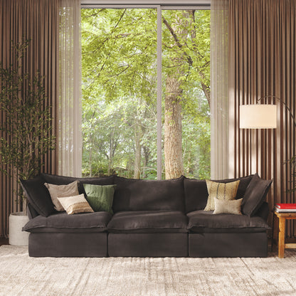 CloudComfort™ Modular Washable Luxe Sofa - 3 Seater Sofa