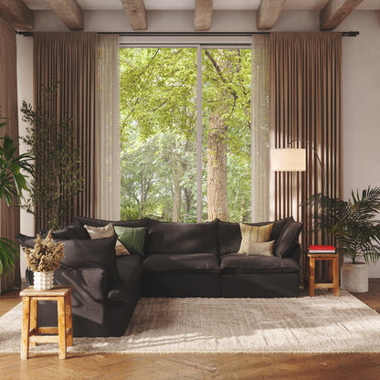 CloudComfort™ Modular Washable Luxe Sofa - 5 Seater Corner Sectional