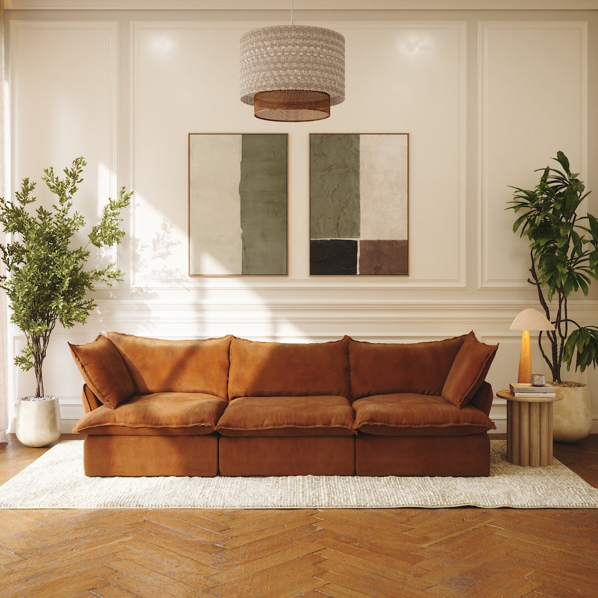 CloudComfort™ Modular Washable Luxe Sofa - Slipcovers Only