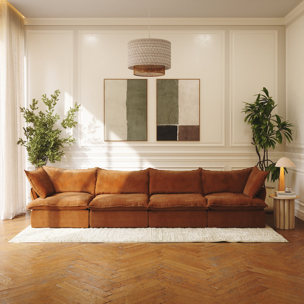 CloudComfort™ Modular Washable Luxe Sofa - Slipcovers Only