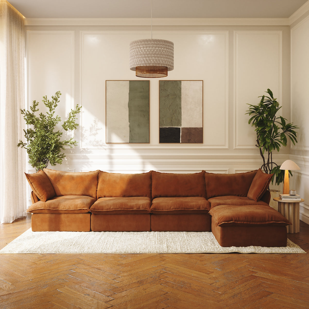 CloudComfort™ Modular Washable Luxe Sofa - Slipcovers Only