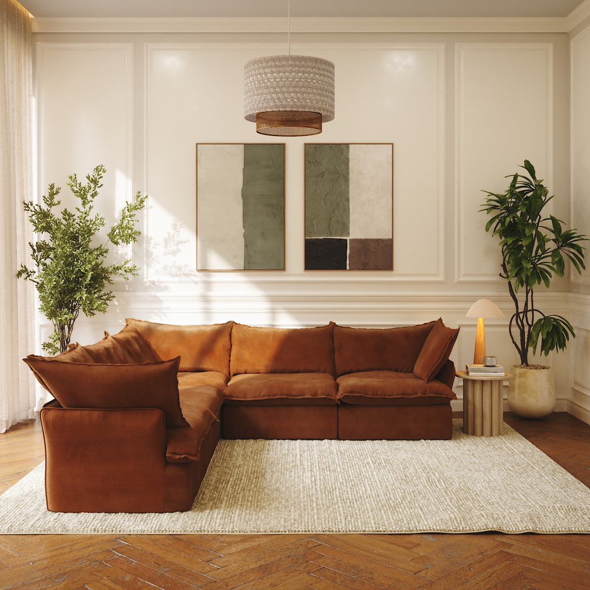CloudComfort™ Modular Washable Luxe Sofa - Slipcovers Only