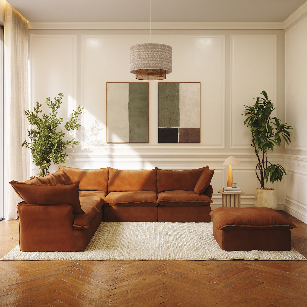 CloudComfort™ Modular Washable Luxe Sofa - Slipcovers Only