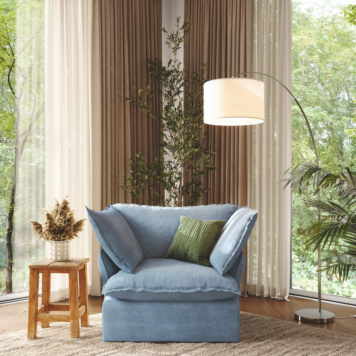 CloudComfort™ Modular Washable Luxe Sofa - Slipcovers Only