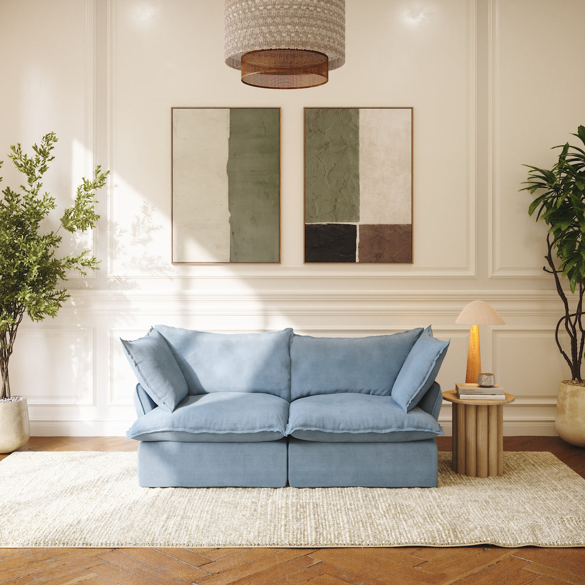 CloudComfort™ Modular Washable Luxe Sofa - Slipcovers Only
