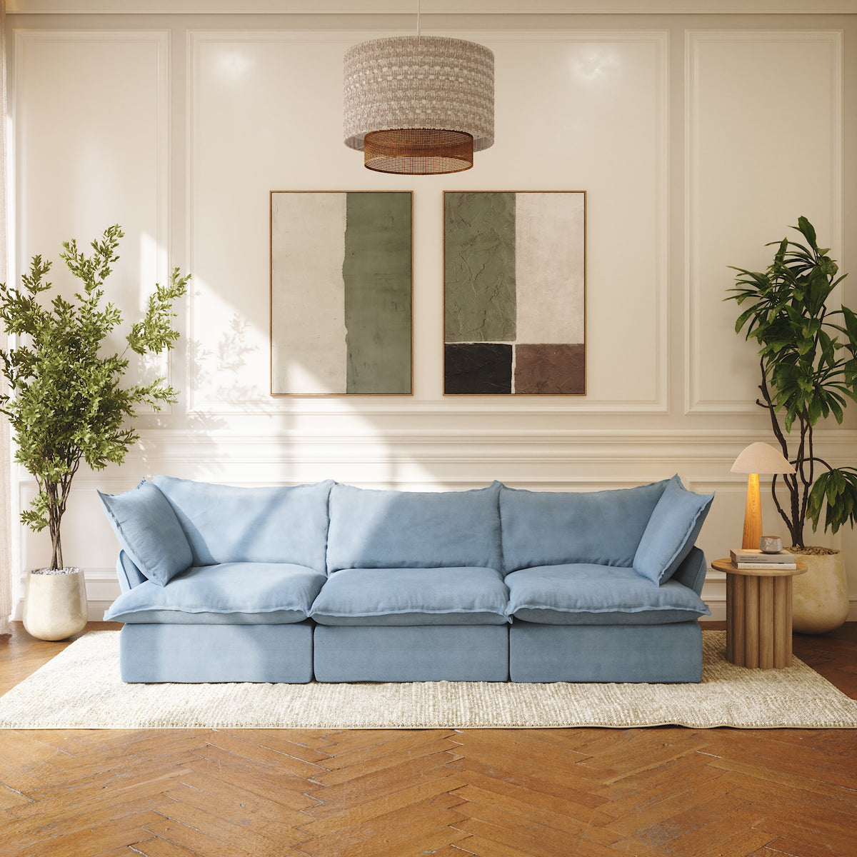 CloudComfort™ Modular Washable Luxe Sofa - Slipcovers Only