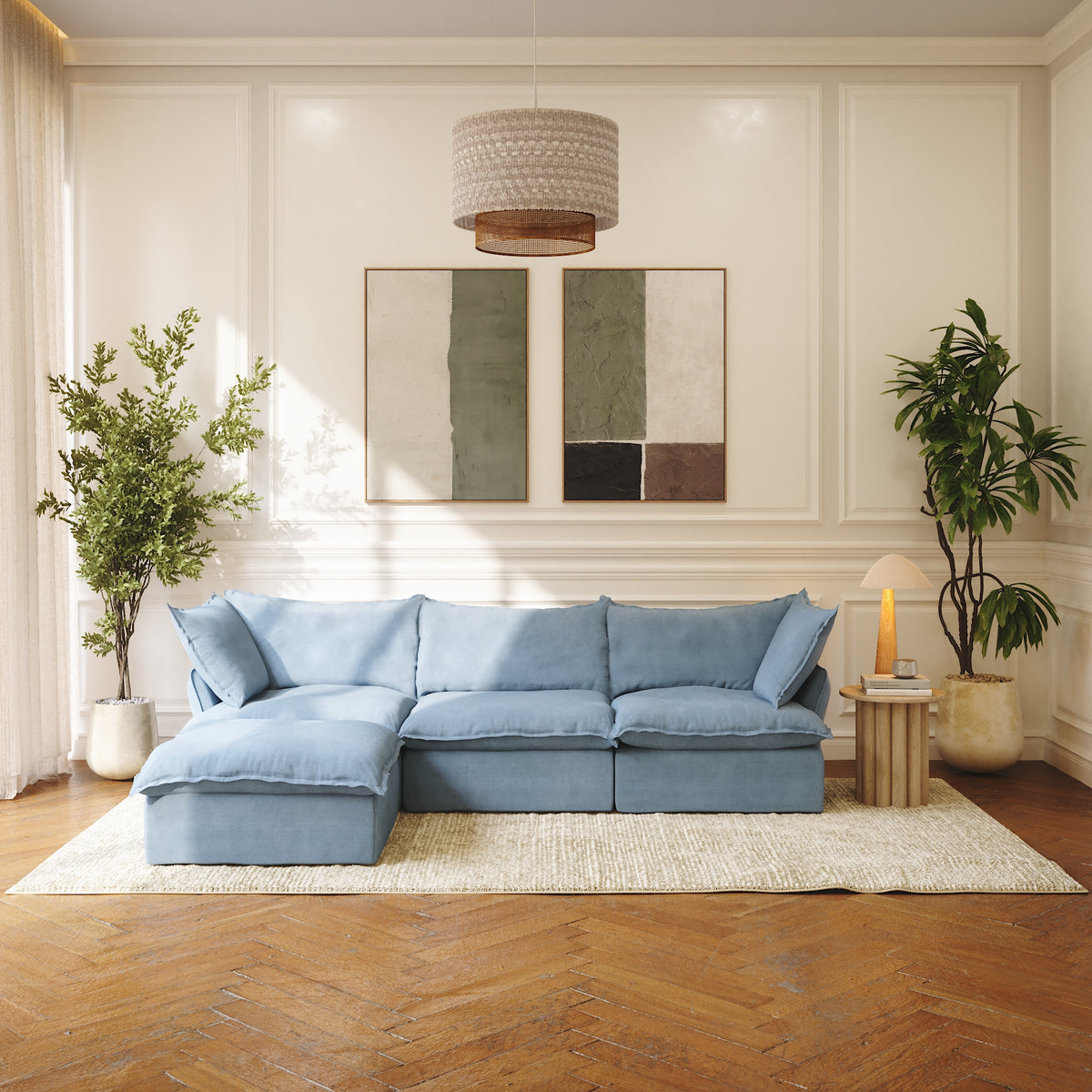 CloudComfort™ Modular Washable Luxe Sofa - Slipcovers Only