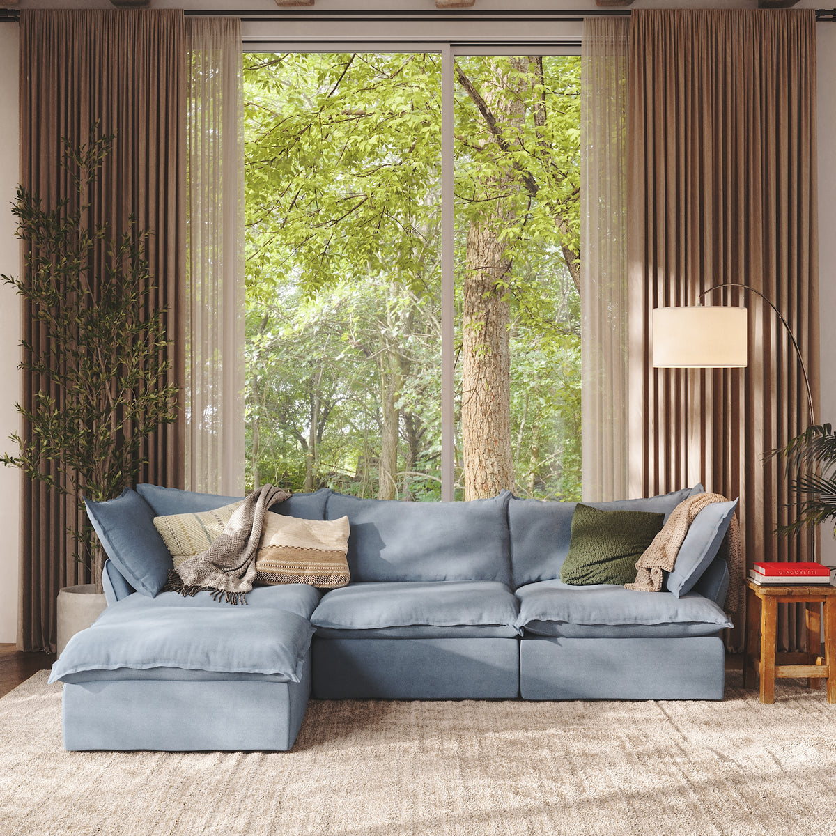 CloudComfort™ Modular Washable Luxe Sofa - Slipcovers Only