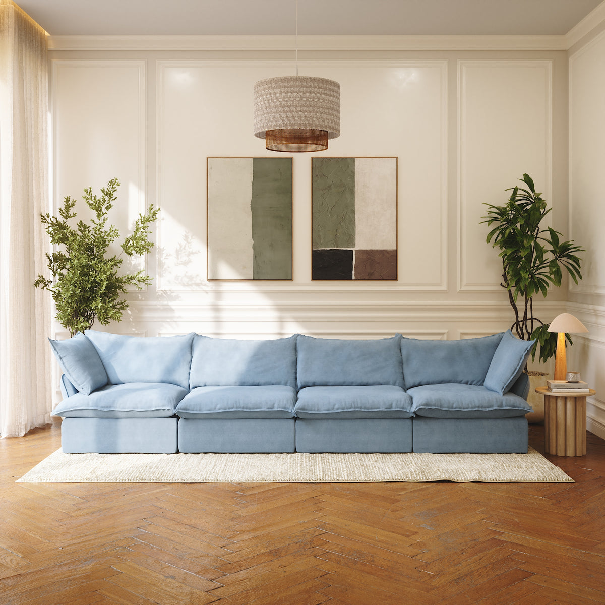 CloudComfort™ Modular Washable Luxe Sofa - Slipcovers Only
