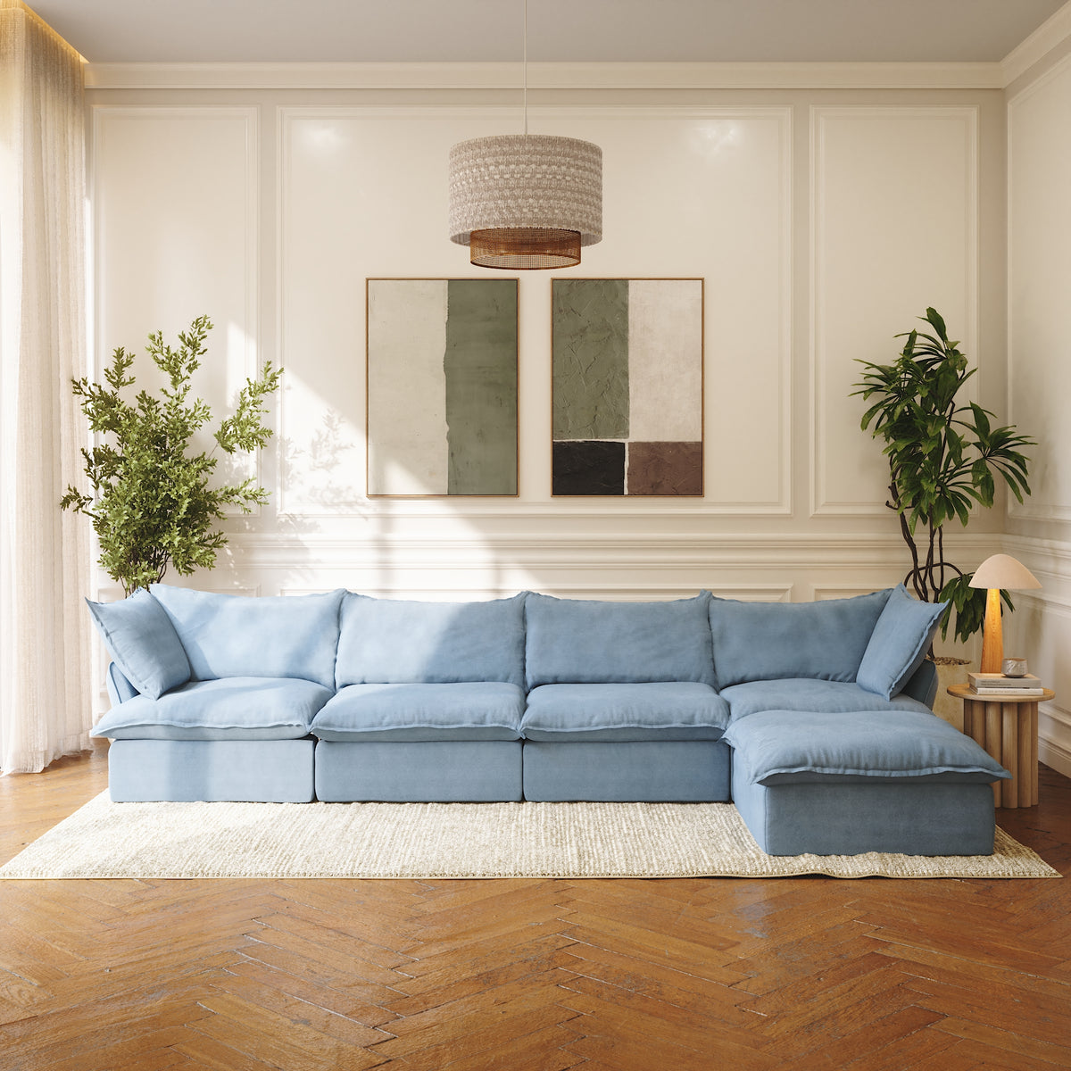 CloudComfort™ Modular Washable Luxe Sofa - Slipcovers Only