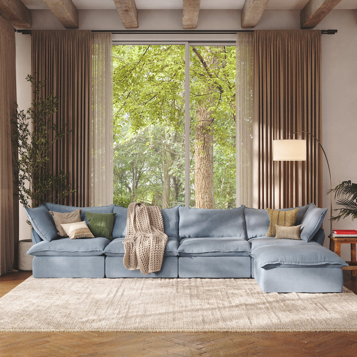 CloudComfort™ Modular Washable Luxe Sofa - Slipcovers Only