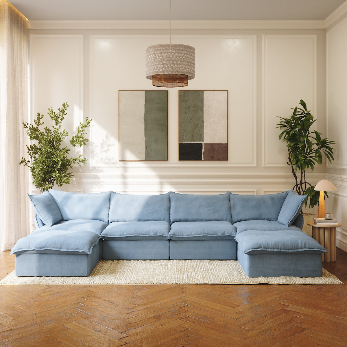 CloudComfort™ Modular Washable Luxe Sofa - Slipcovers Only