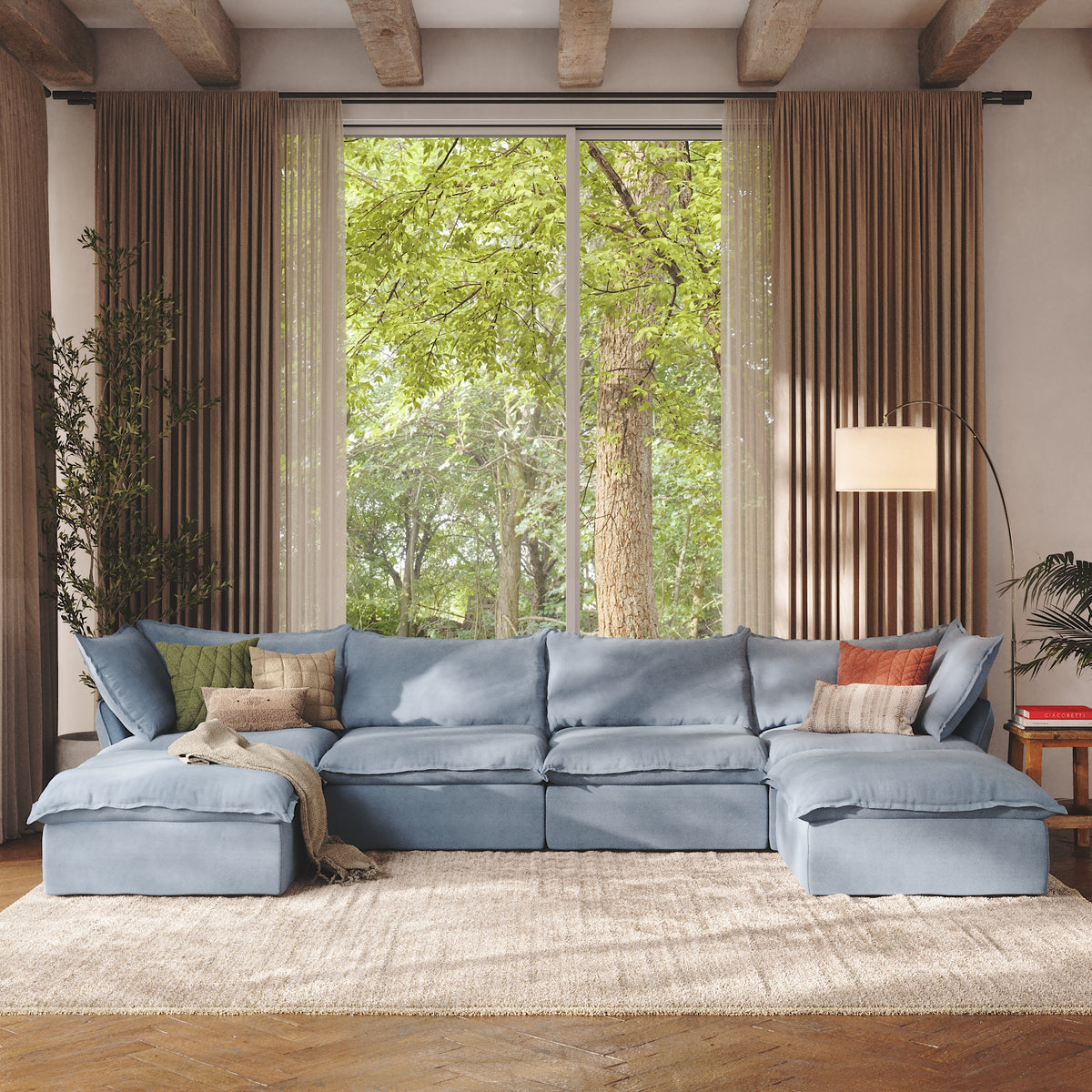 CloudComfort™ Modular Washable Luxe Sofa - Slipcovers Only