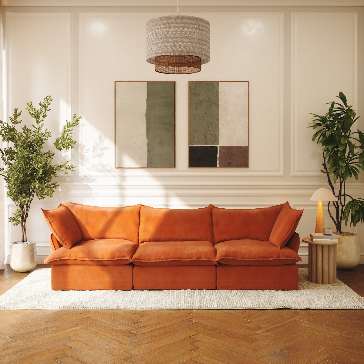 CloudComfort™ Modular Washable Luxe Sofa - Slipcovers Only