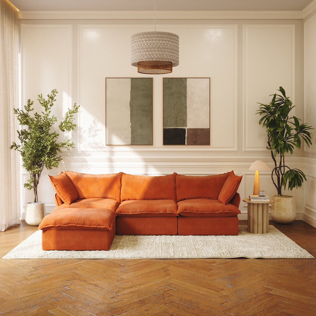 CloudComfort™ Modular Washable Luxe Sofa - Slipcovers Only