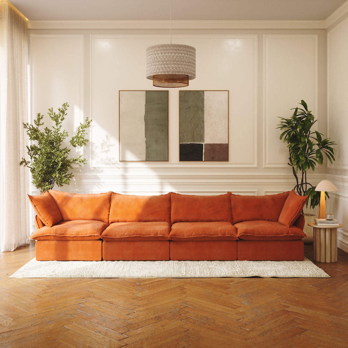 CloudComfort™ Modular Washable Luxe Sofa - Slipcovers Only