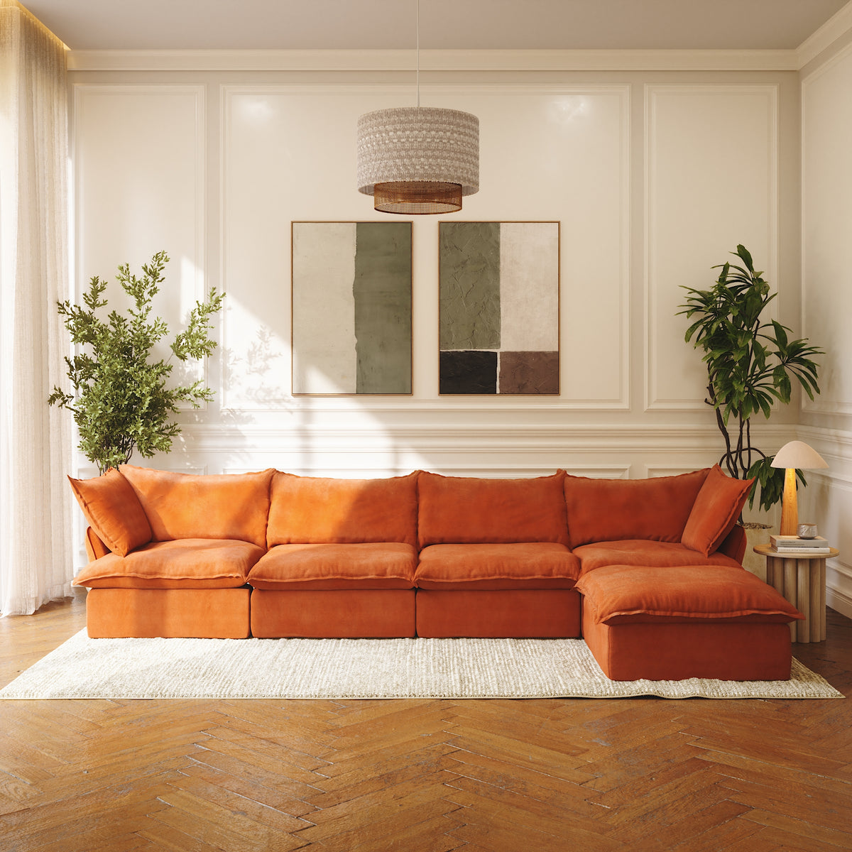 CloudComfort™ Modular Washable Luxe Sofa - Slipcovers Only